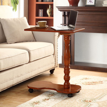 Hot Sell Solid Wood Sloth Table Sofa Edge A Few Modern Corner Few Coffee Tables Can Move Notebook American Bedside