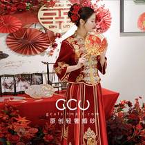 (Dawn) Xiuhe uniform 2022 new wedding bride Chinese style cabinet outfit winter tasteful small person high-end