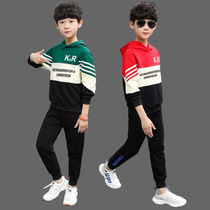 6 Spring boys leisure sports two-piece set 7 childrens clothing 8 Little Boy 9 jacket pants 12 years old 10 spring and autumn