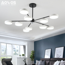 Nordic living room chandelier modern simple creative personality ins Net red post modern light luxury atmospheric bedroom LED lamps