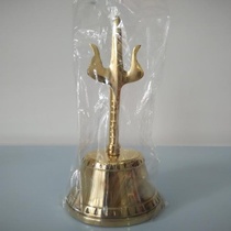 Poseidon for the Emperor bell Law Bell Sanqing bell Pure copper polished sound crisp Trident Fu Magic Bell Town soul bell