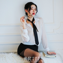 Sexy underwear sexy passion suit secretary suit uniform temptation one-piece clothes hot bed tease