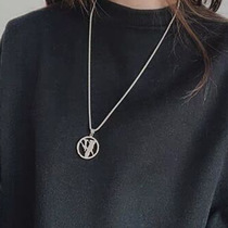 Fujiwara Hao Lightning Joint Couple Necklace Titanium Steel Hip Hop Tide Cool Male Female Student Pendant Individual Sex with Joker