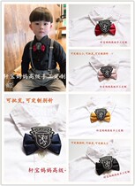 Korean version of the boys college style British bow tie wild school uniform chorus Solid color childrens year-old tie bow
