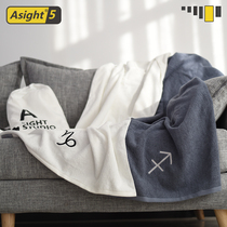 Asight constellation bath towel pure cotton adult men and women large soft bath towel creative couple Nordic white cotton