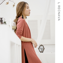 L RECNAVA sweater cardigan womens 2020 mid-length long-sleeved autumn thin autumn casual jacket top women