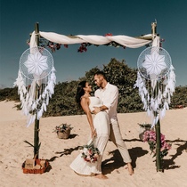 Creative new wedding decoration ornaments home hand-woven Bohemia Nordic wind dream net