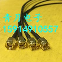 RP-SMA-JJ male internal thread for hole RG174 soft RF coaxial signal cable 50 ohm 1m