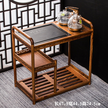 Hedgehog rosewood rosewood mobile tea cart Tea table Household small tea table tea set table one-piece Wu Jinshi tea cart