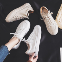 2021 summer new canvas shoes womens small white shoes popular Korean version of all students flat ins white shoes board shoes tide