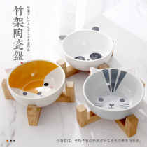Pet bowl Dog bowl Teddy dog bowl Cat food bowl Cat dog supplies Ceramic single bowl Rice bowl Dog food bowl Water bowl