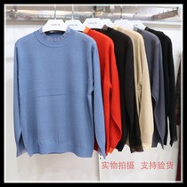 2020 autumn and winter new fashion Korean version petals collar wool knit undershirt sweater hooded woman T-shirt woman