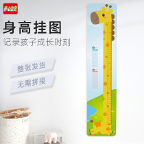 Height Record Wall Chart Childrens Bedroom Decorated Baby Measuring Height Ruler Cartoon Wall Sticker