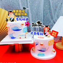 We graduated from the Golden List title by wind break before the Golden Birthday Birthday With the Soft Pottery Doctoral Cap Cake Plugin