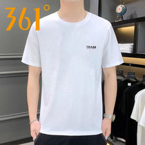 361 sports short sleeve T-shirt man 2022 Summer new ice silk speed dry round collar half sleeve blouse casual breathable short sleeve