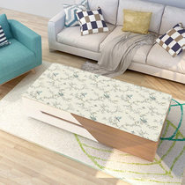 Coffee table tablecloth Fresh and elegant flowers and birds custom table mat Vintage Chinese style waterproof and heat insulation Leave-in TV cabinet table mat