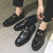 Bean Bean Shoes Man Genuine Leather 2022 New Sloth Man A Foot Pedal Lefu Shoes Summer Inglées Men Casual Leather Shoes