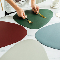 Dream lover leather dining cushion heat insulation mat waterproof oil proof Nordic hotel Western table cushion upscale light lavish tray cushion