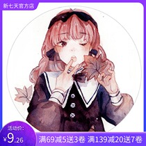 OKMT New seven days and paper tape club hand account watercolor character autumn color decoration paper tape hand tent sticker