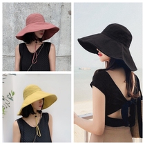 Day Department 100 lap devil sunhat female Korean version large hat peak sunscreen uv cotton numb sun fisherman hat child summer