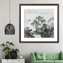 (Artisan Embroidery) pure handmade embroidered living room decoration hanging painting < One plain sailing > Su embroidery
