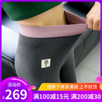 Japanese lamb velvet leggings womens cotton outer wear thick warm waist waist tight slim autumn pants stretch pants