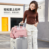 Travel Fitness Bag Skew Satchel Fashion Trends New short haul large-capacity luggage bag
