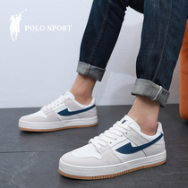 Polo Sport Board Shoes Mens Spring Autumn Season 100 Hitch Casual Korean Version Breathable Little White Shoes Trend Small Crowd Low Bunch Shoes