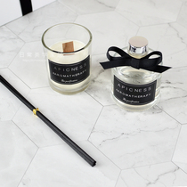 High-end Zuma Dragon Blue wind chimes freesia fire-free essential oil scented candle set fragrance wedding companion gift