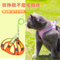 Walk Cat Rope Summer Kittens Traction Rope Small Dog Dog Chain Dog Rope Summer Slip Cat Braces Anti-Tethered Cat Chain
