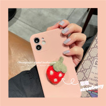 Original autumn and winter ins felt strawberry Huawei nova9 mobile phone case nova7 niche wind nova5pro anti-drop nova8 hipster nova5i plush 4e liquid silicon