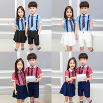 Boys small suit host costume piano performance suit boy catwalk flower girl wedding childrens dress autumn