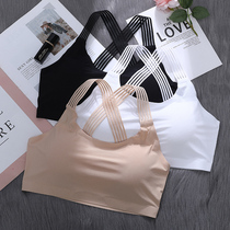 Japan wrap breasts for womens obliterations Summer anti-walk light Sexy poly-woo cross with beauty back One-piece thin piece of unscarred underwear