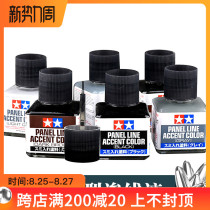  Tamiya thread infiltration fluid 87131 Gundam model old stain lotion Black gray brown thread infiltration pen tool