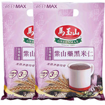 Taiwan Chong Beverage Ma Yushan Purple Yam Black Rice 2 Pack Breakfast Grain Powder