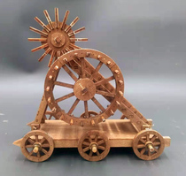 Ancient construction tenon and Tenon diy wooden structure Assembly ancient chariot mechanical model ladder car linkage craft gift