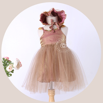 Hans version of palace Xias new childrens gown photo dress photography dress with dress two-year-old girls photo dress