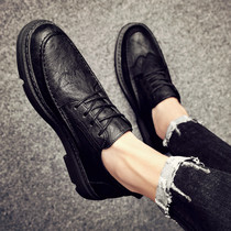 Support Hongxing Erke leather shoes mens leather casual business dress trendy shoes mens shoes 2021 new autumn