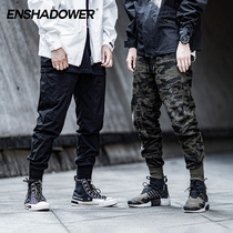  ENSHADOWER CONCEALER casual sports style dark pattern camouflage fifth generation casual solid color camouflage bunched feet pants