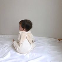 seeukids wing jumpsuit ins wind autumn male baby female baby clothes climbing suit jumpsuit Korean