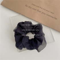 Hair decoration sweet and cool maiden wind small scents wind head rope 100 hitch Eugen yarn large intestine hair ring headwear South Koreas new web yarn