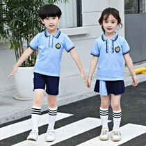 Kindergarten garden uniform summer clothing British style college childrens school uniform suit primary school class uniform summer graduation photo clothing