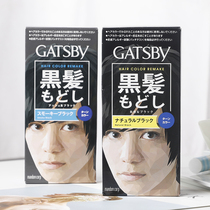 Spot Japan GATSBY Jess Pie hair dye heterochromatic restore black black hair bleaching agent does not hurt hair popular color