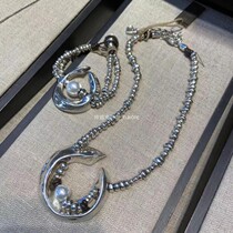 Limited special price Spanish handmade fashion brand UNOde50 handmade semi-circle big pearl necklace bracelet exaggerated light luxury