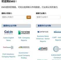 EMIS global market business news industry analysis country risk report macroeconomic statistics database.