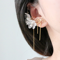 YOUR EARS original hand work Mori Elf ear hanging French ear clip female auricle Super fairy earring