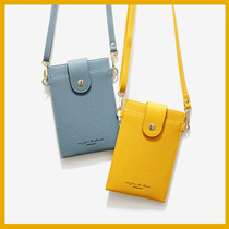 Mortal element 2021 new fashion minimalist thin phone bag woman pure color with zero money single shoulder inclined satchel bag wave