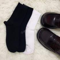 Xiaoxis soft world Japanese basic solid color Lingge cute soft sister lace student soft sister jk mid-tube socks