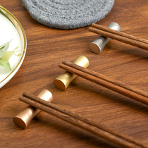 Metal Chopstick Rack 304 Stainless Steel Chopstick Pillow Creative Home Hotel With Chopsticks ToNordic Metal Cutlery Pendulum