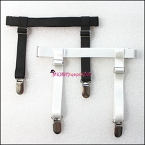 Thigh ring Garters duckbill clip metal buckle formal shirt anti-wrinkle jk garters stockings net socks non-slip